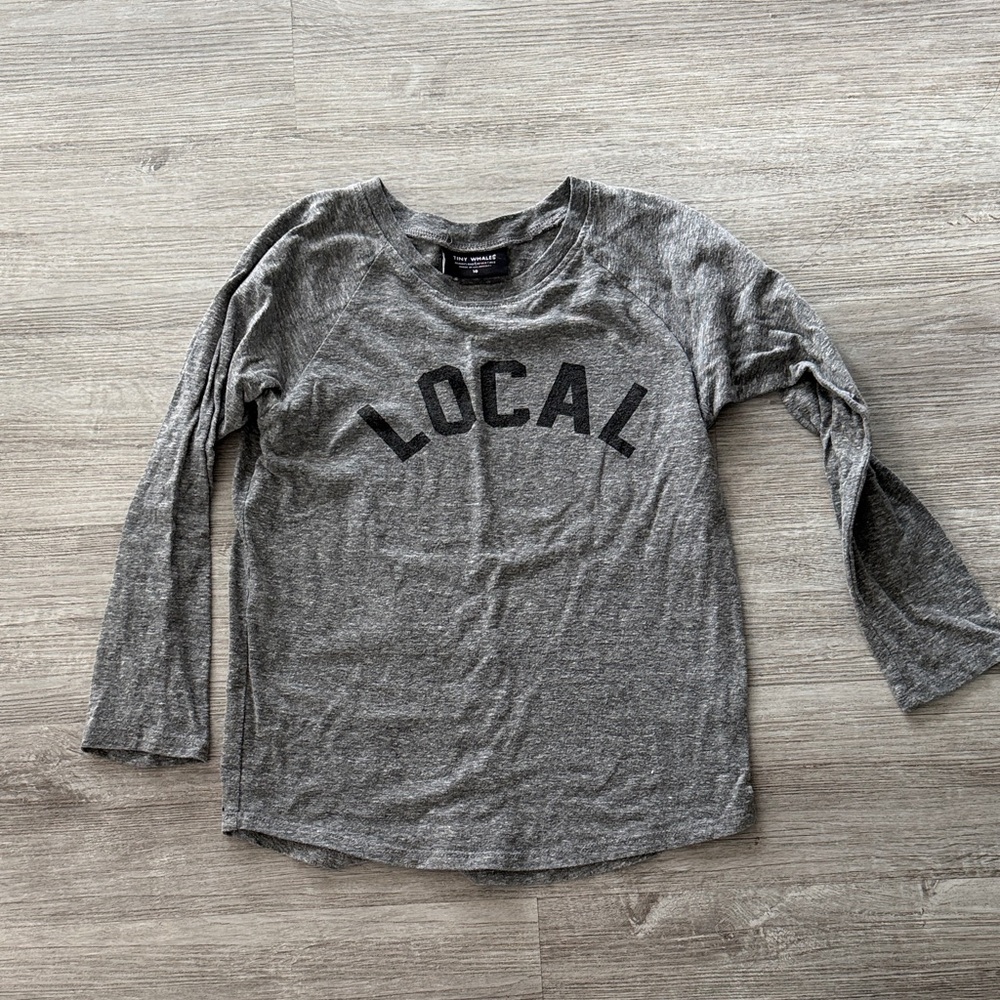 Tiny Whales LOCAL Kids Long Sleeve Shirt
